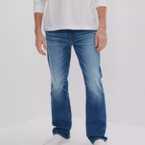 AE American Eagle Slim Straight Distressed Stretch Denim Mens Jeans Size 32 x 32